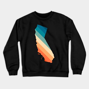 California State Retro Map Crewneck Sweatshirt